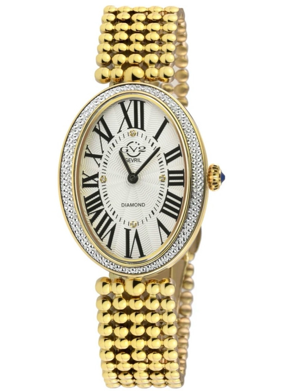 GV2 BY GEVRIL
Piazza Navona Quartz White Dial Women's Watch Gold Band NWT